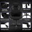 Inbox Zero Adjustable Ergonomic Swiveling PC & Racing Game Chair-1389163910