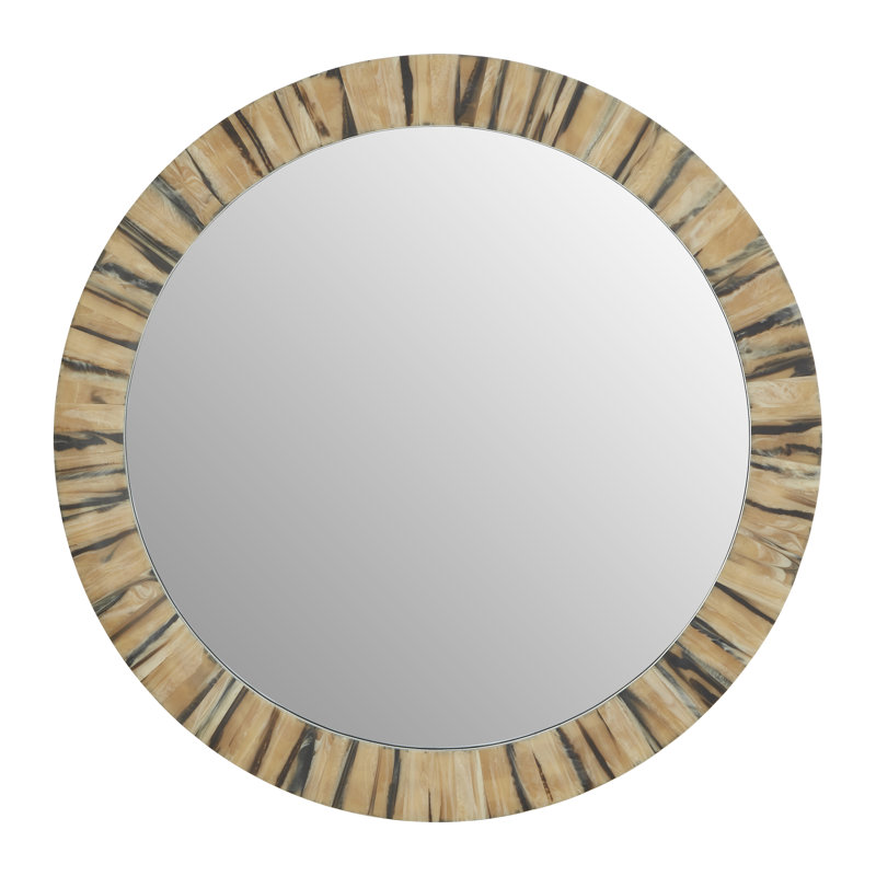 Blythe Solid Wood Flat Wall Mirror
