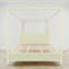 Lit plateforme à baldaquin en bois, tête et pied de lit cannelés, moderne, chambre à coucher-1507846721-1507846733