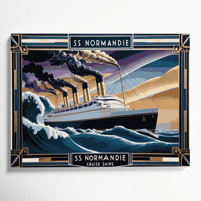 Art rétro sur toile