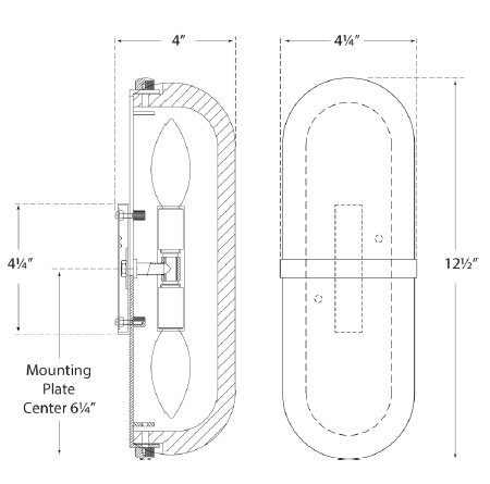 Kelly Wearstler Melange Pill Form Sconce, Antique-Burnished Brass
