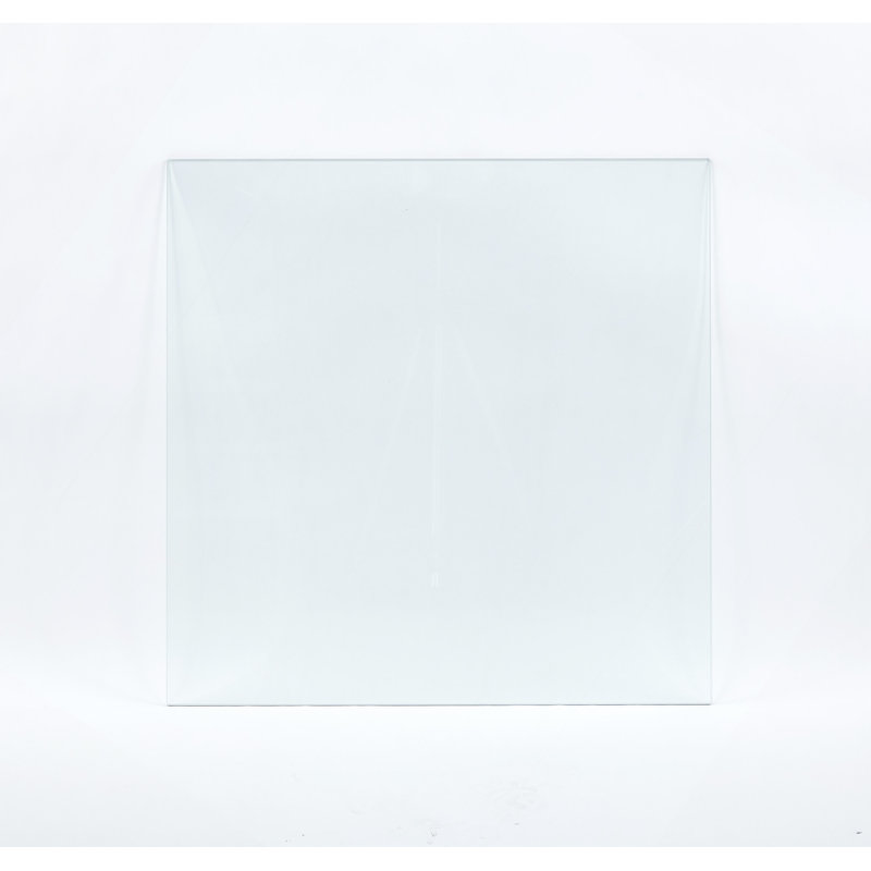 Tempered Clear Glass Top.80CM Square