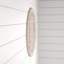 Daphne Wood Round Wall Mirror