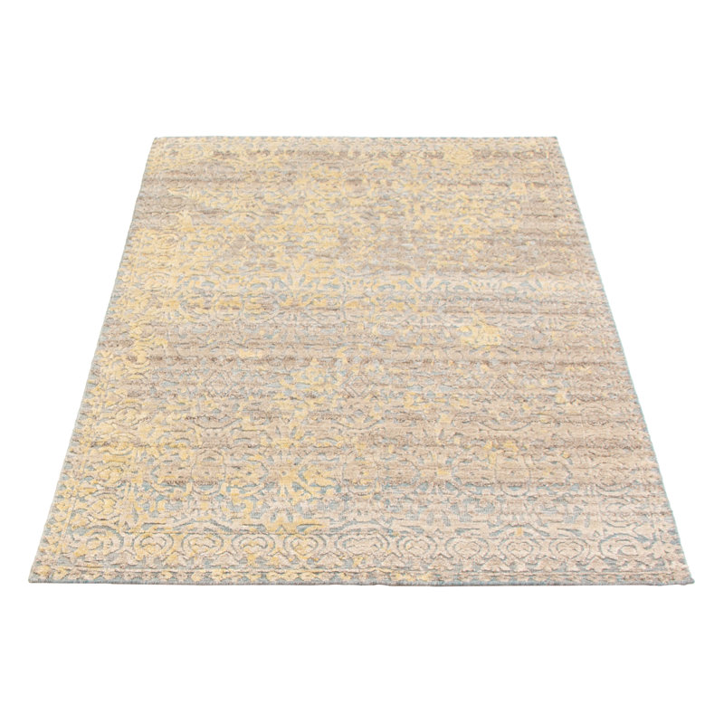Aquanis One-of-a-Kind 5'2" X 7'7" New Age Wool Area Rug in Taupe
