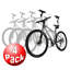 Ensemble de porte-vélos Rad Cycle - système de poulie de levage pour vélos ou échelles d'une capacité de 100 lb