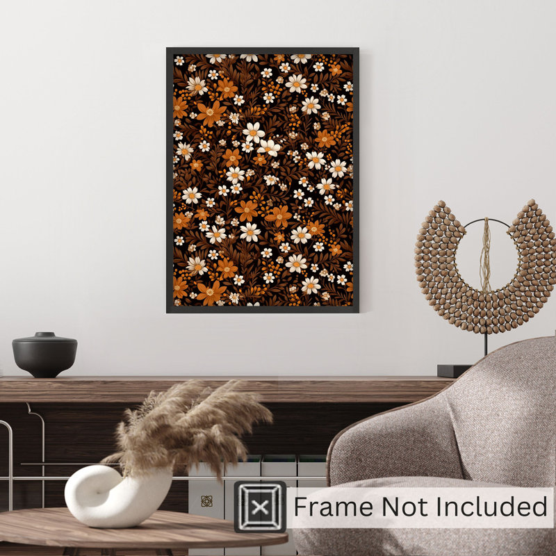 Motif floral d'automne floral, H 20 po x l 16 po