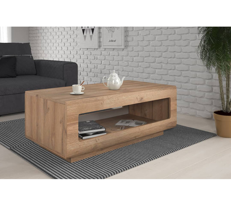 Banshi Coffee Table with Storage, Oak Grandson