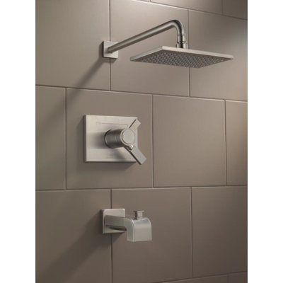 Vero Thermostatic Tub and Shower Faucet with TempAssure