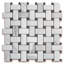 Calacatta 12" x 12" Marble Mosaic Tile-79891930