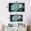 «White Black Natures Marigold Photo», ensemble d'art mural sur toile souci-1041063860