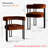 Beore 18.5"Stain Resistant Velvet Armchair (Set of 4)-2103887134