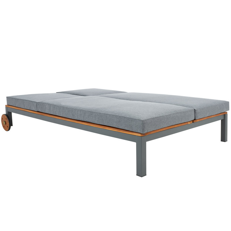 Outdoor Lounge Chair, Gray