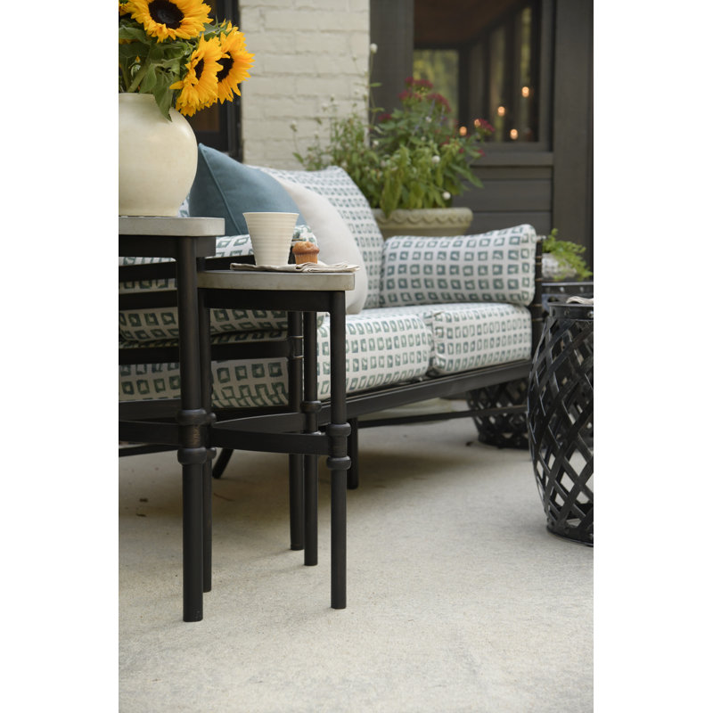 Charlotte Outdoor Triangular Side Table