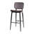 Barbarajo LeatherSoft Barstools with Iron Frame-Integrated Footrest-371639501