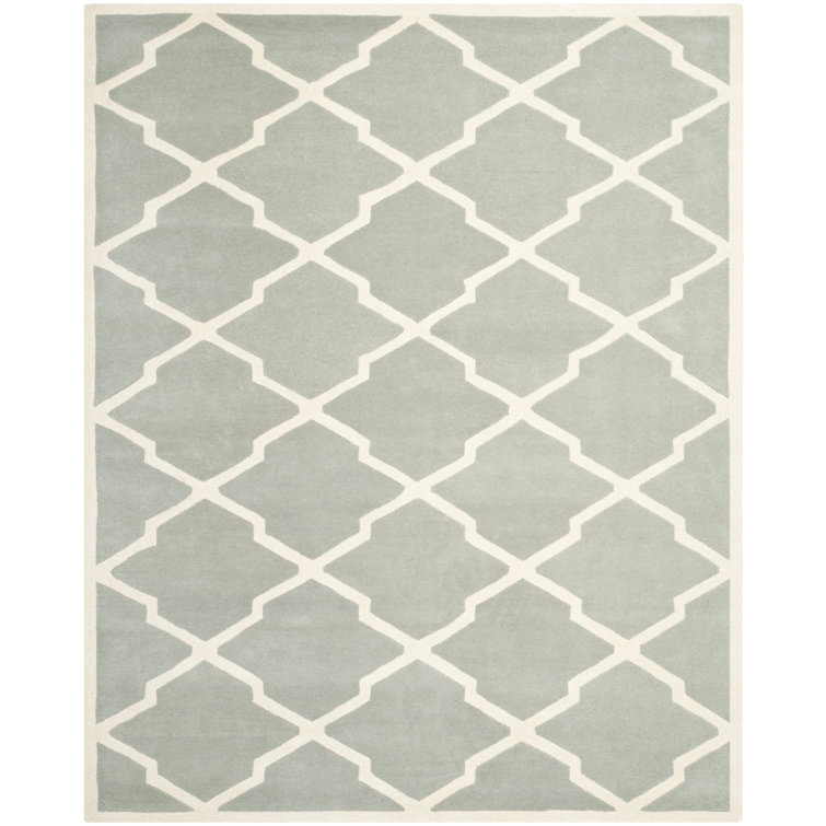 Carolene Hand Tufted Wool Geometric Rug
