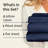 6 Piece Sheet Set, Soft Cooling Bed Sheets, Breathable & Wrinkle Free, Hotel Luxury Bedding-103254471-103254452