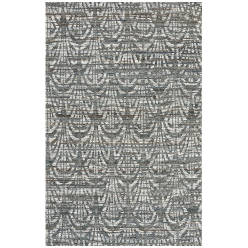 Laumer Hand Woven Performance Geometric Rug, Rectangle 5' x 8'