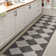 Utgard Classic Geometric Diamond Pattern Dark Gray/Light Gray Rug