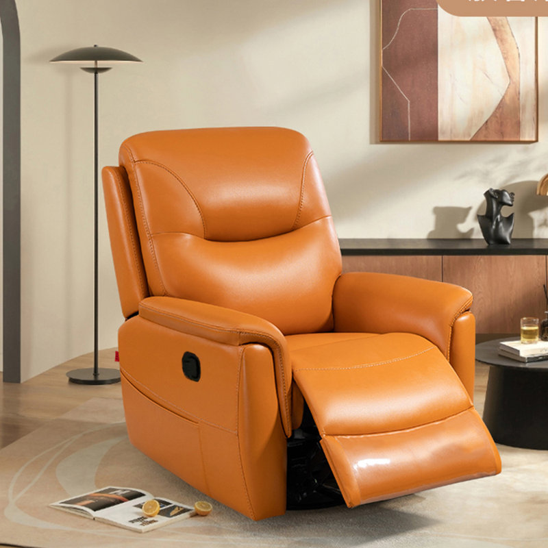 Araminta, Orange Faux Leather