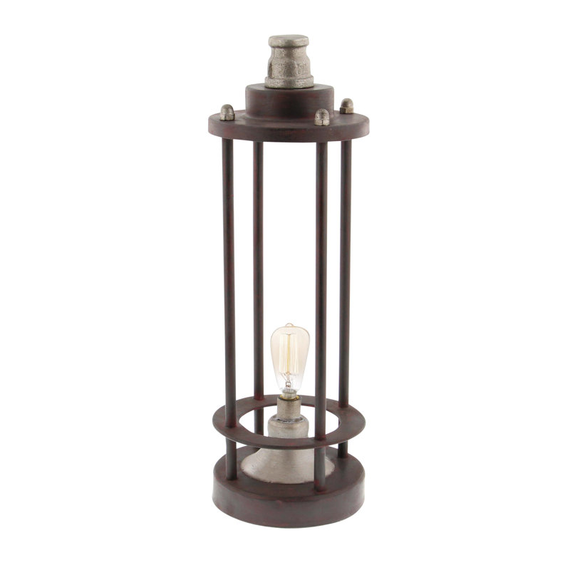Lampe de table d'intérieur Oquendo, H 13 po x l 4 po x P 4 po