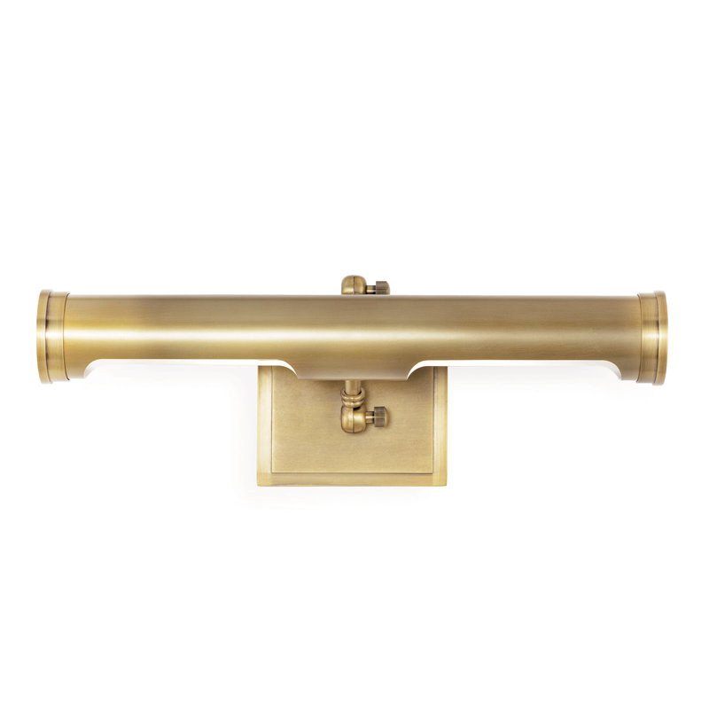 Tate Picture Light Medium, Natural Brass