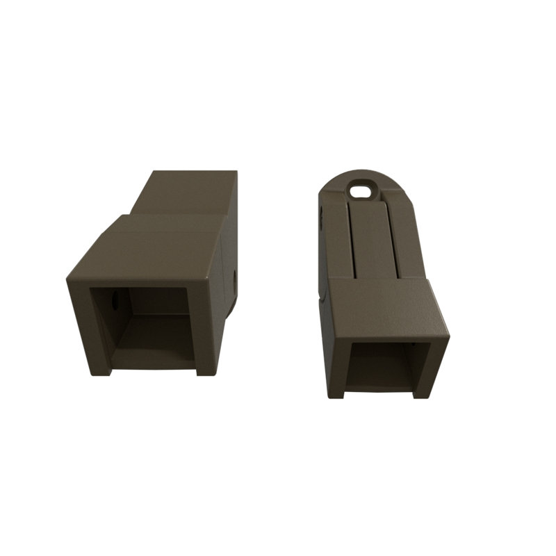 Support d'escalier en acier Fe26 1 po
