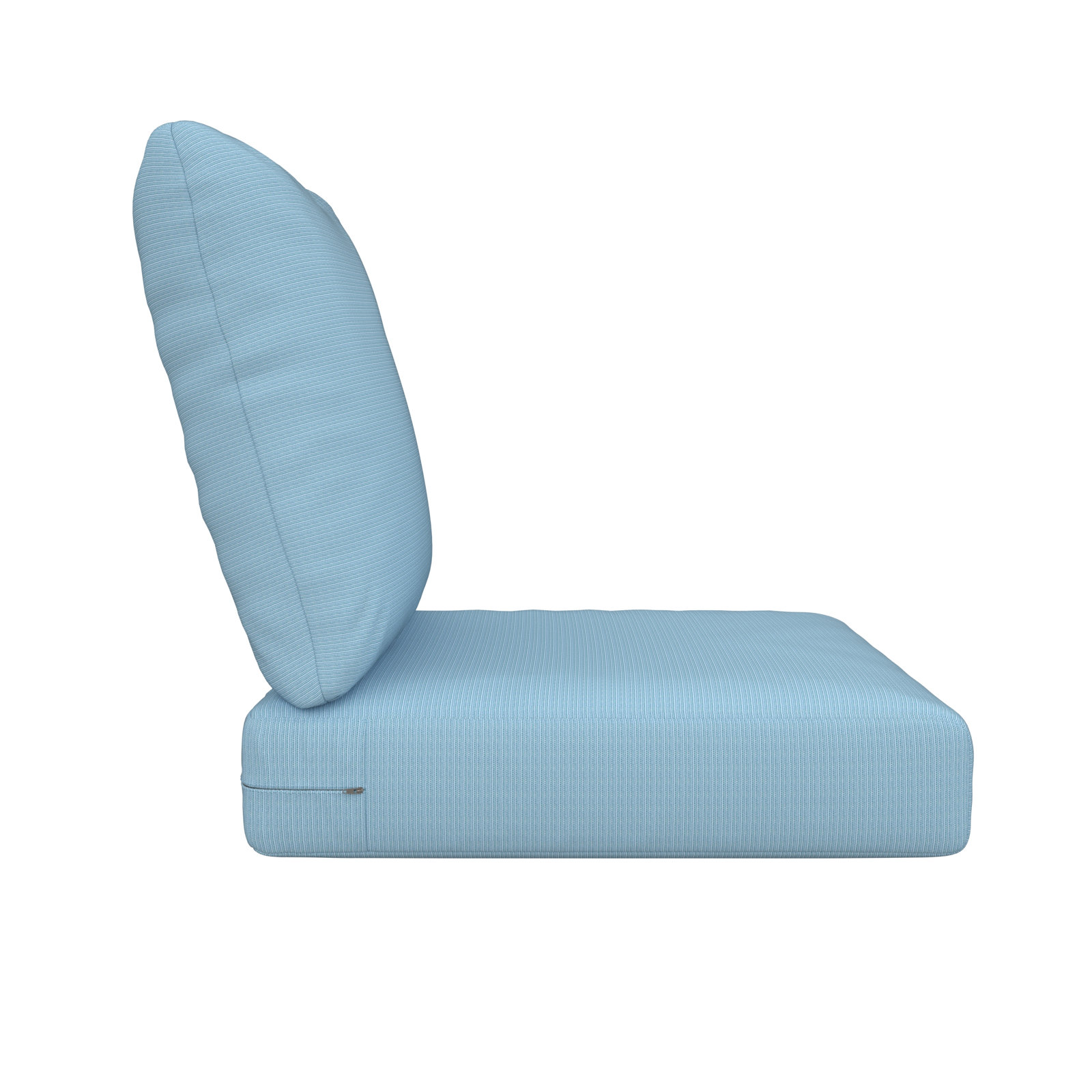 Amala 22" Sunbrella® Seat and Back Cushion, Canvas Air Blue Sunbrella® Canvas