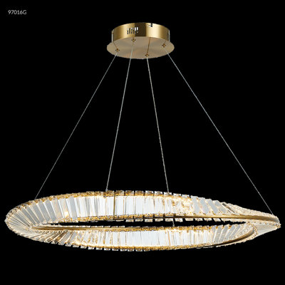 Contemporary 1 - Light LED Chandelier