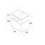 Mattone 1 - Drawer Nightstand-60457863