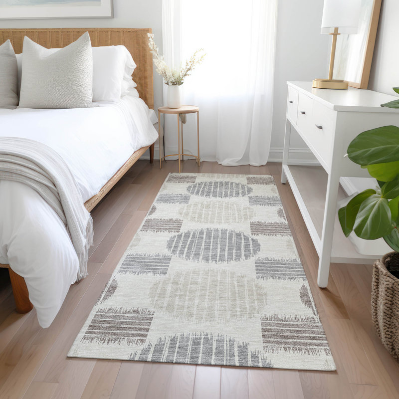 Tapis intérieur / extérieur Maliana, Tapis de couloir 2 pi 3 po x 7 pi 6 po