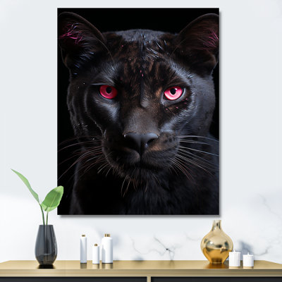 " Pink And Black Panther "