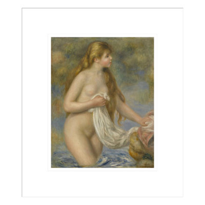 Baigneuse aux cheveux longs par Pierre-Auguste Renoir
