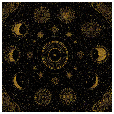 Celestial Moon Phases Comforter