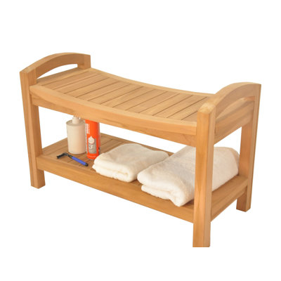 Whitlock 30'' W Teak Shower Bench