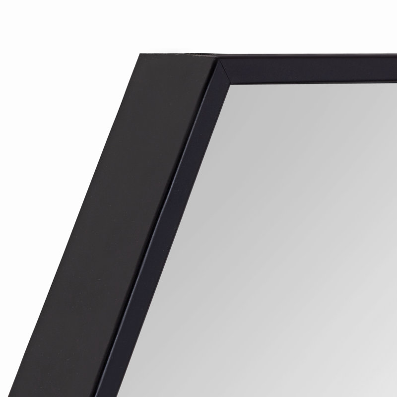 Cloverly Octagon Accent Mirror, 28.75" x 28.75", Black