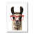 White Framed Paper Print
