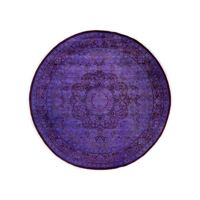 Tapis mauve nouvel âge 8 pi 1 po Dajanique