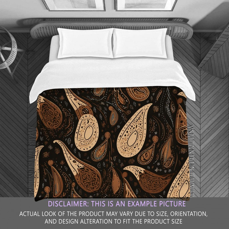 Paisley Bedding, Queen Comforter