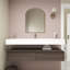 Ensemble de meuble-lavabo simple mural Alysa-71095506