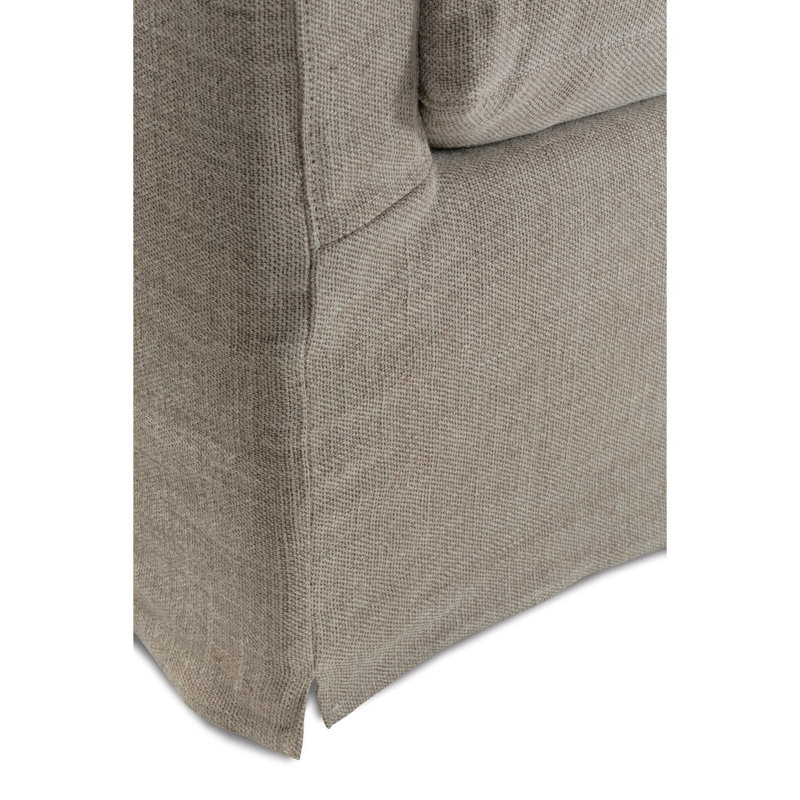 Sylvie Extra Long Sofa , Malt Linen (13961-86), 35" H x 100" W x 39" D