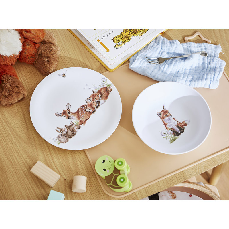 Classic Wrendale Designs  Little Wren Plate & Bowl Set