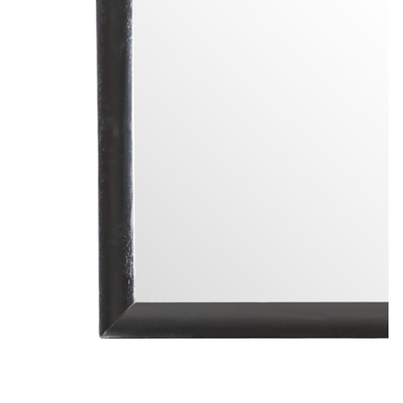 Miroir mural Burlington, Noir, Rectangle, 39 po x 35 po