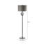161cm Tall Floor Lamp with Glass Base for Living Room , Floor Standing Lamp with Linen Shade