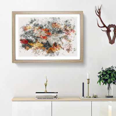 Leaves in Autumn - Picture Frame Painting Print