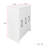 Bookcase With Three Pulled Out Doors Shelving Cabinet,3 Tier Floor Standing Bookcase,Slide Out Storage Bookcase File Cabinet,Office Bedroom Living Room Hidden Storage Cabinet With Wheels
