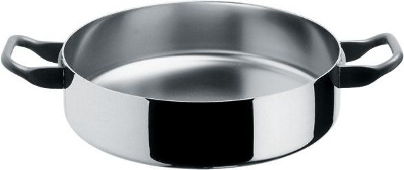 Alessi La Cintura Di Orione Stainless Steel Round Braiser, 7cm H x 28cm diameter