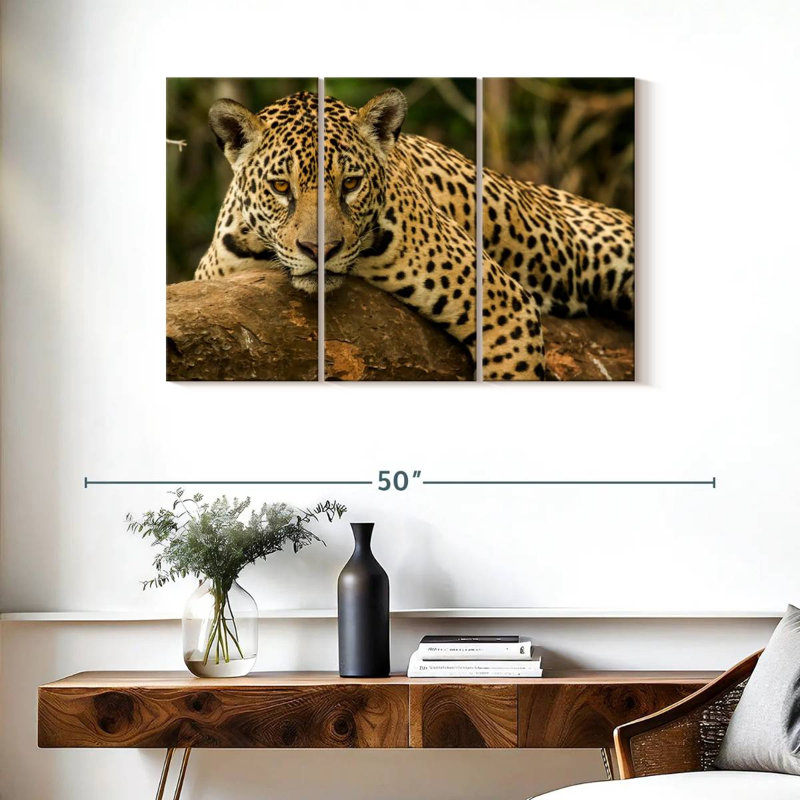 Brampt Intense Jaguar Gaze, 24" H x 38" W