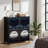 4 Drawer Dresser for Bedroom, Narrow Chest of Drawers, Wooden Top and Study Iron Frame 18"x37.5"-(WxH)