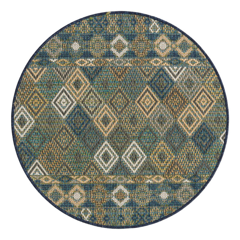 Tapis d'extérieur Jacole Offee, Rond 3 pi 3 po