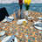 Cotton Bloom Delight Floral Tablecloth Rectangle Kitchen Linen Turquoise Mirage
